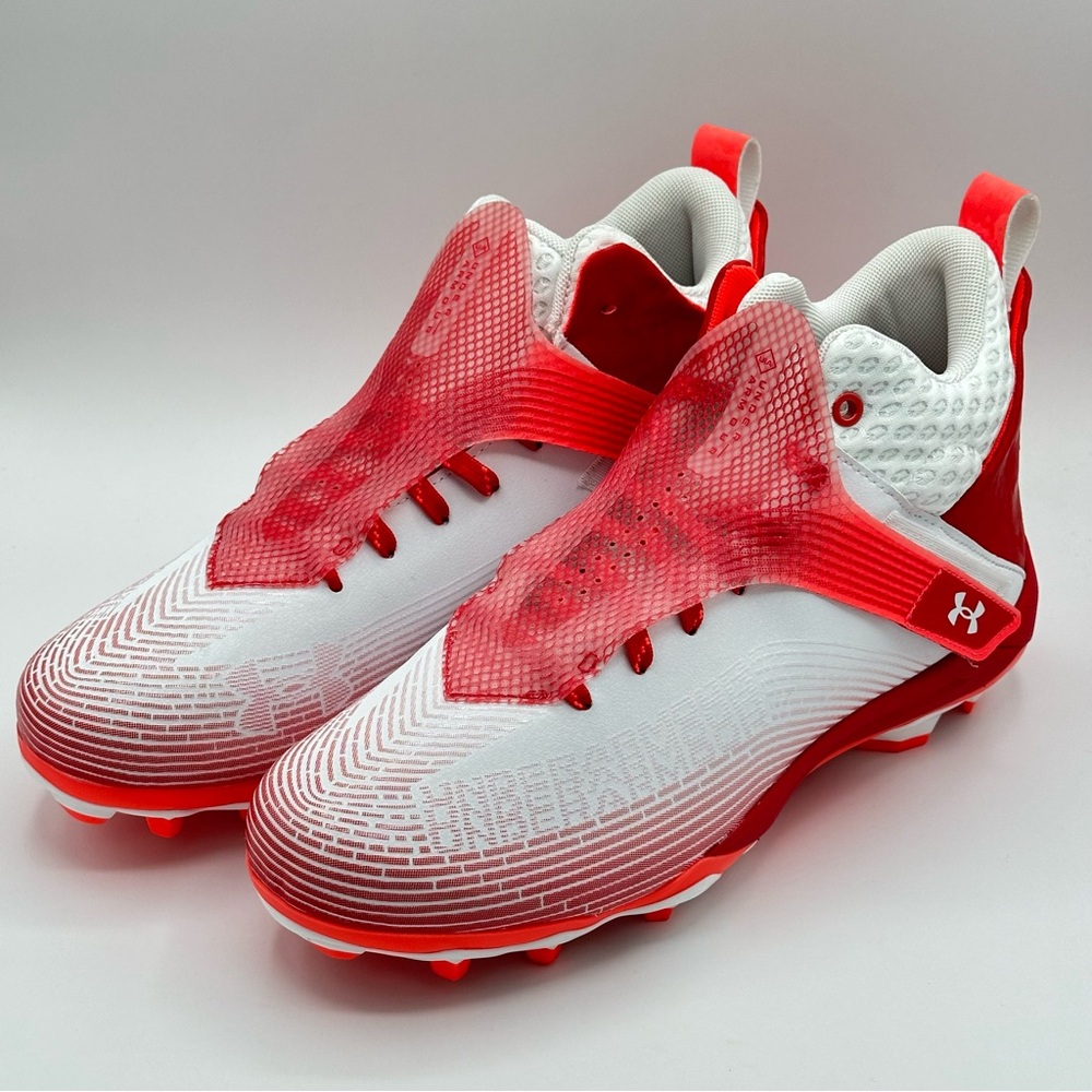 Men’s Under Armour UA Highlight Hammer MC Football Cleats 3025085-100 Size 9.5 - Picture 2 of 10